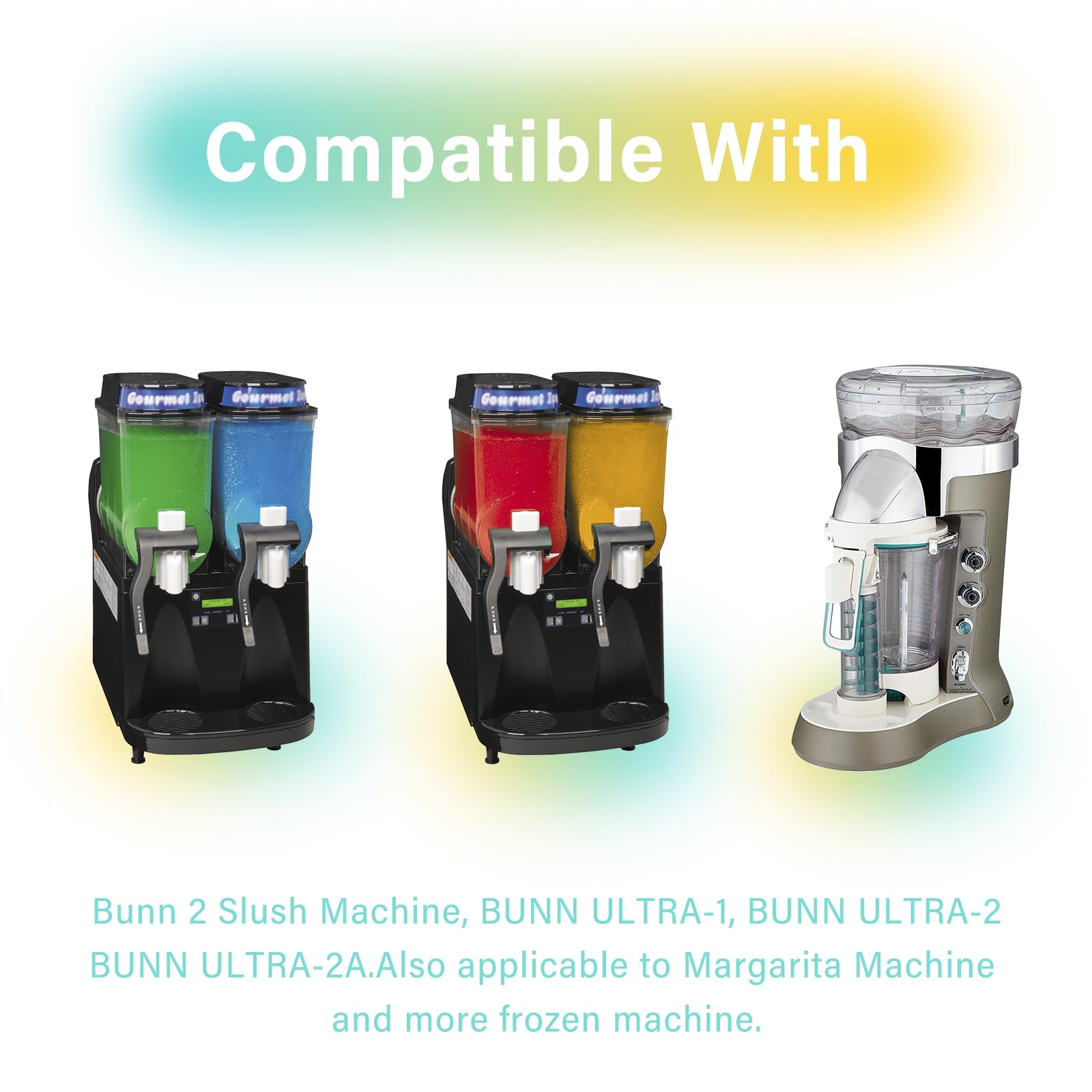 Sello de junta de tambor de refrigeración/tolva 32079.0000 y kit de sellado de grifo, máquina de bebidas congeladas 32268.1000 para máquina de granizado Bunn Ultra2, para piezas de máquina