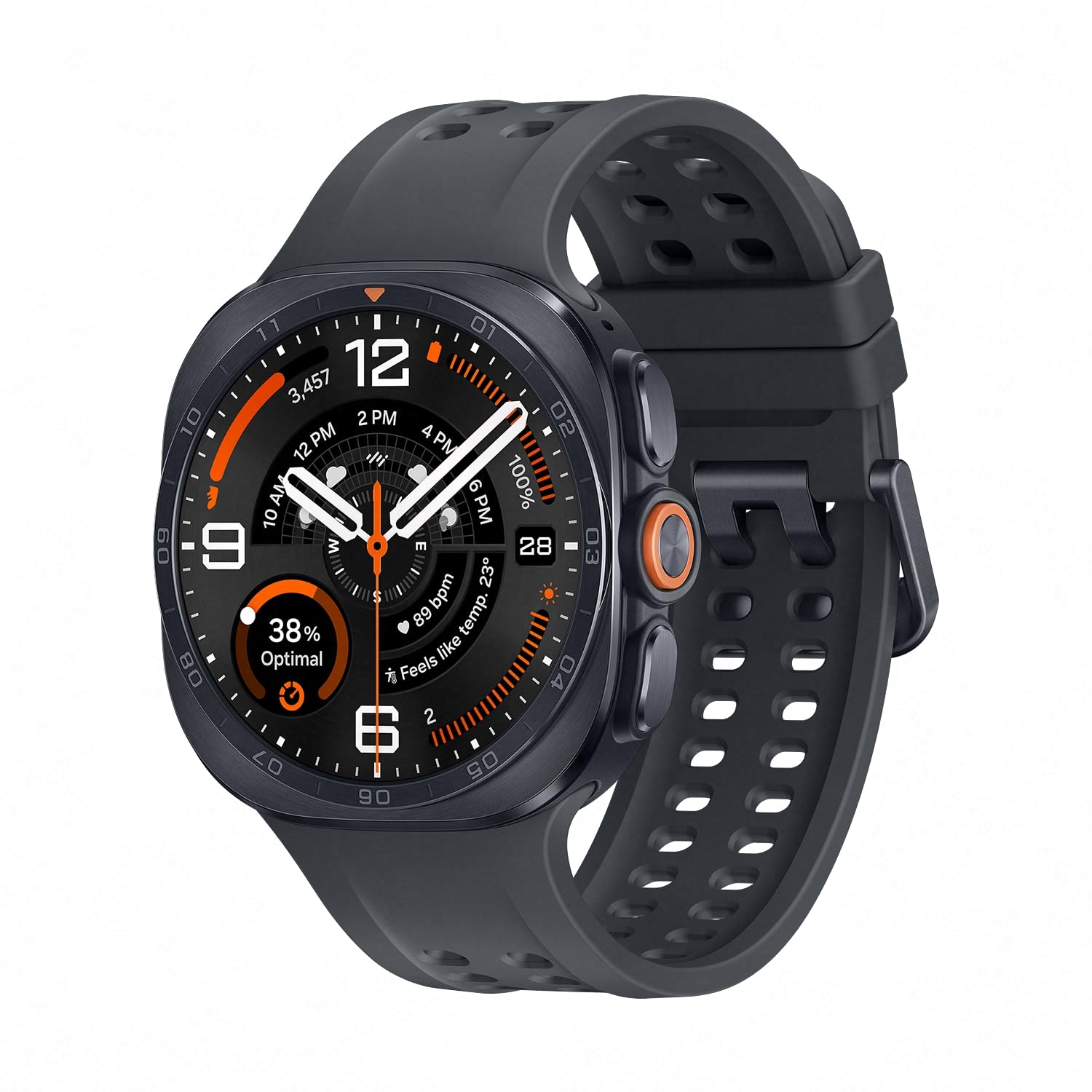 Samsung Galaxy Watch Ultra2 Smartwatch, 47 mm, LTE, Titanium Gray | Fitnessuhr für Trail Running, Tauchen, Radfahren, 800mAh Akku, Schnellladen, 3 Jahre Herstellergarantie [Exklusiv auf Amazon]