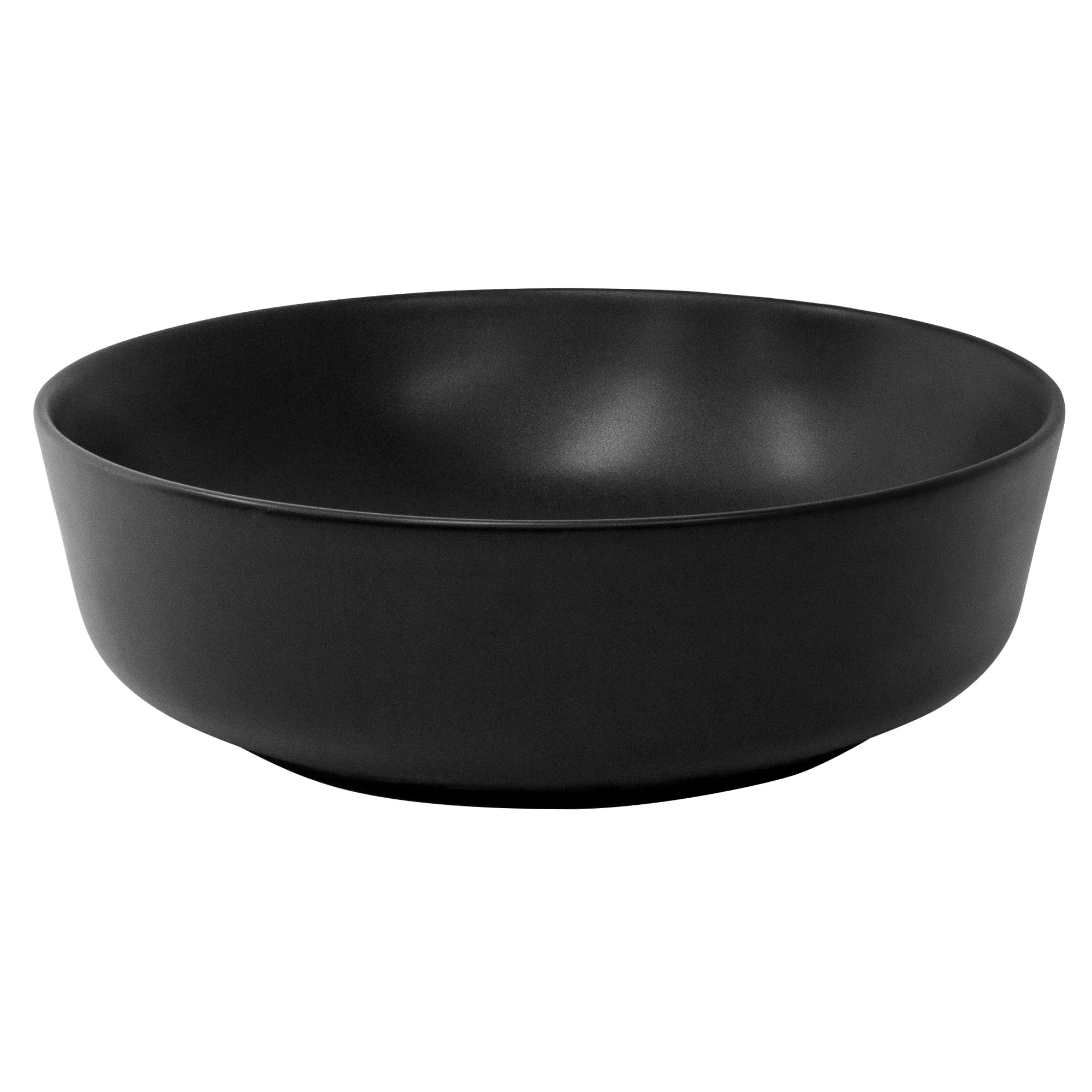 ML-Design Lavabo de Cerámica Negro Mate Redondo Ø 280 x 150 mm Con Agujero De Desagüe Lavamanos Moderno De Encimera Sobremesa De Superficie Pila Para Baño Aseo Fregadero Diseño Minimalista — view 50
