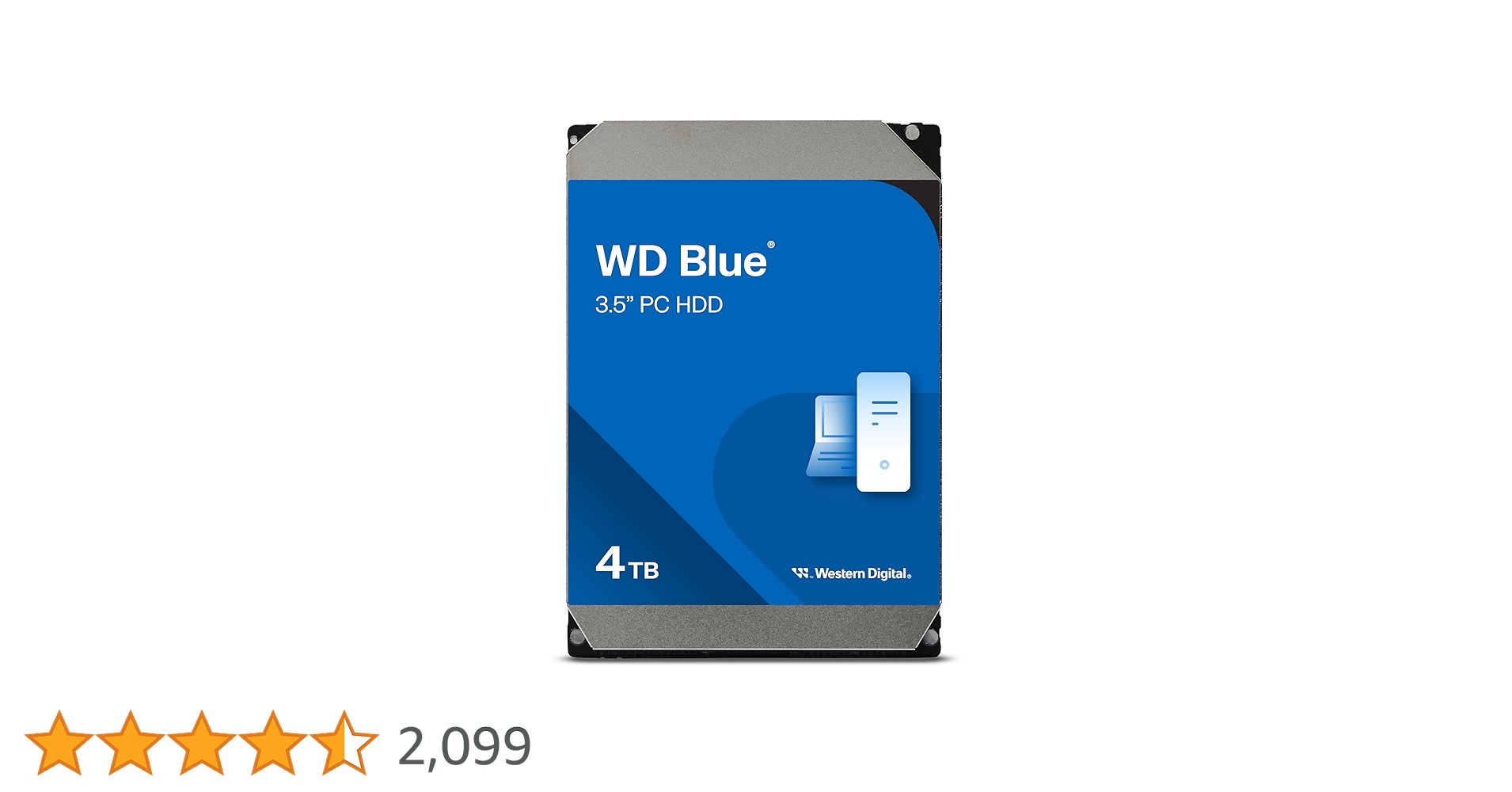 WD 4TB Blueハードディスク 3.5イン 5400RPM 2個セット WD40EZRZ__33745.1560545677.