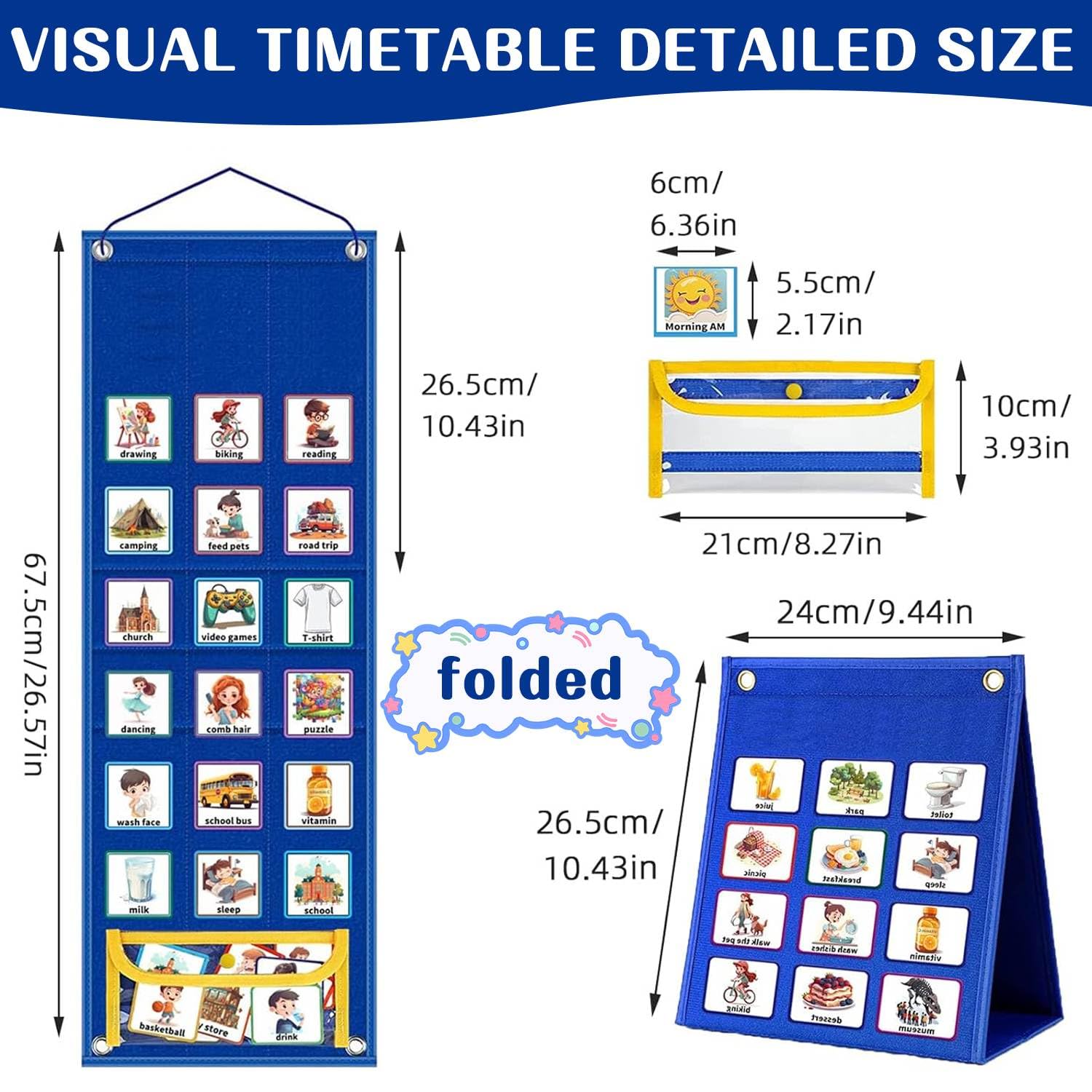 Visual Timetable, Children Daily Routine Chart Visual Now and Next ...