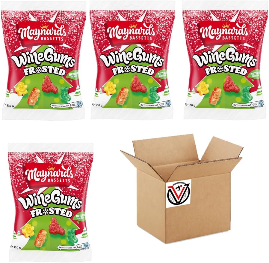 04 x VIMIX Frosted Wine Gums Bag 130g Amazon.co.uk Grocery