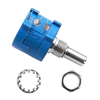10-Turn Rotary Wire Wound Precision Potentiometer Pot 10K