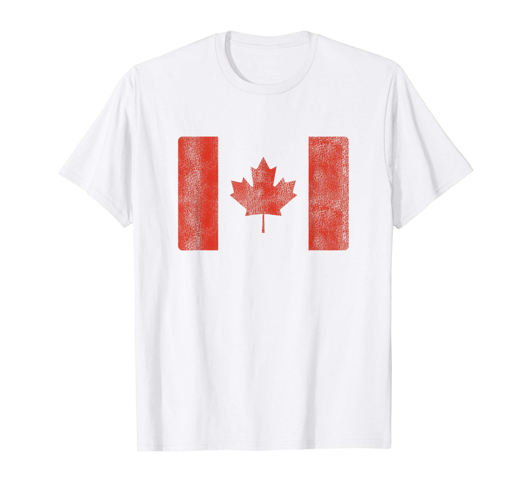 Canada Flag Apparel by UsurperVintage Canadian Flag CA Canada Souvenir Gift Men Women Kids T-ShirtOEKO-TEX STANDARD 100