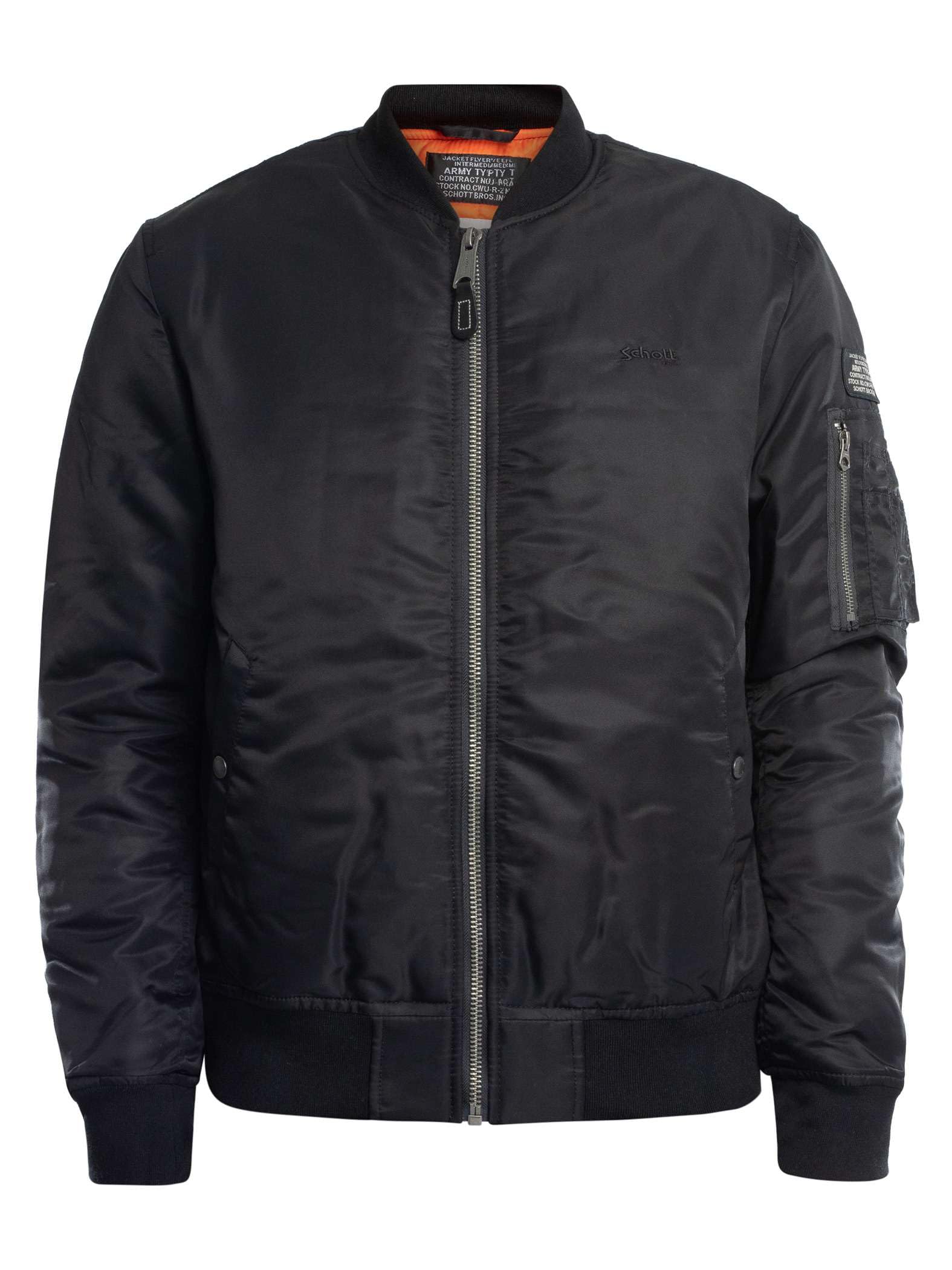Schott NYC AIRFORCERS Kurtka Bomber Schott, Czarna, XL Dorosły