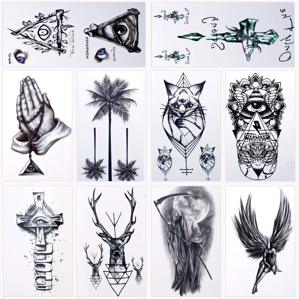 Brt 36 Sheets Waterproof Temporary Tattoos Fake Tattoos Body Art Tattoo Sticker Black Transfer Tattoos For Arms Shoulders Chest Back Legs Amazon De Beauty Brt 36 Sheets Waterproof Temporary Tattoos Fake Tattoos Body Art Tattoo Sticker Black Transfer Tattoos For Arms Shoulders Chest Back Legs Amazon De Beauty