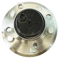 Vista 696 de TRQ Juego de 2 rodamientos de rueda trasera y conjunto de cubo con sensor ABS compatible con Ford Transit Connect 2014-2018