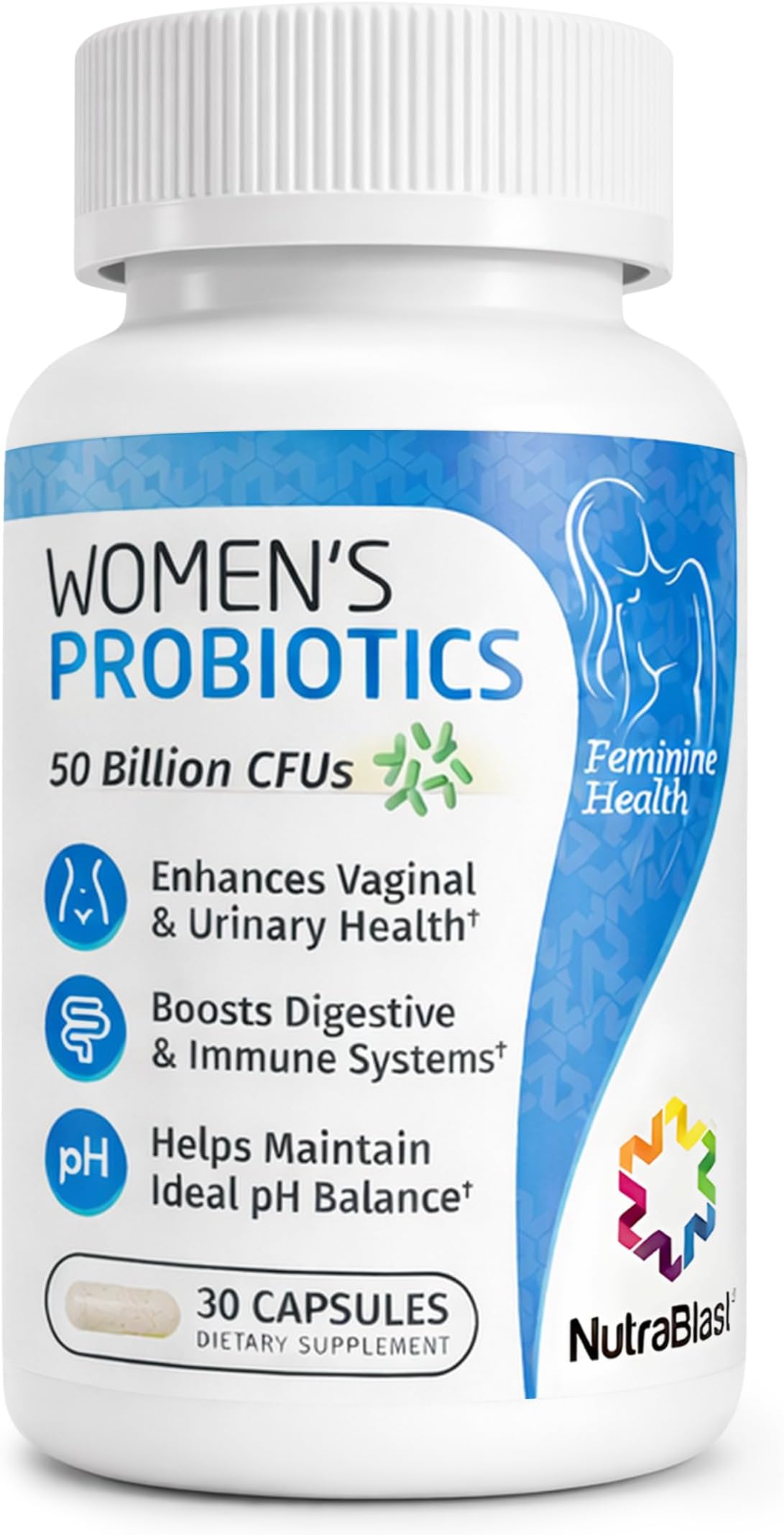 NutraBlast Everyday Vaginal Probiotics - 50 Billion CFU