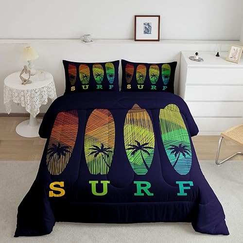 Miniatura 218 de Castle Fairy Juego de edredón con bandera estadounidense, tamaño King, ropa de cama de animales de pastor alemán para niñas y adolescentes, juego