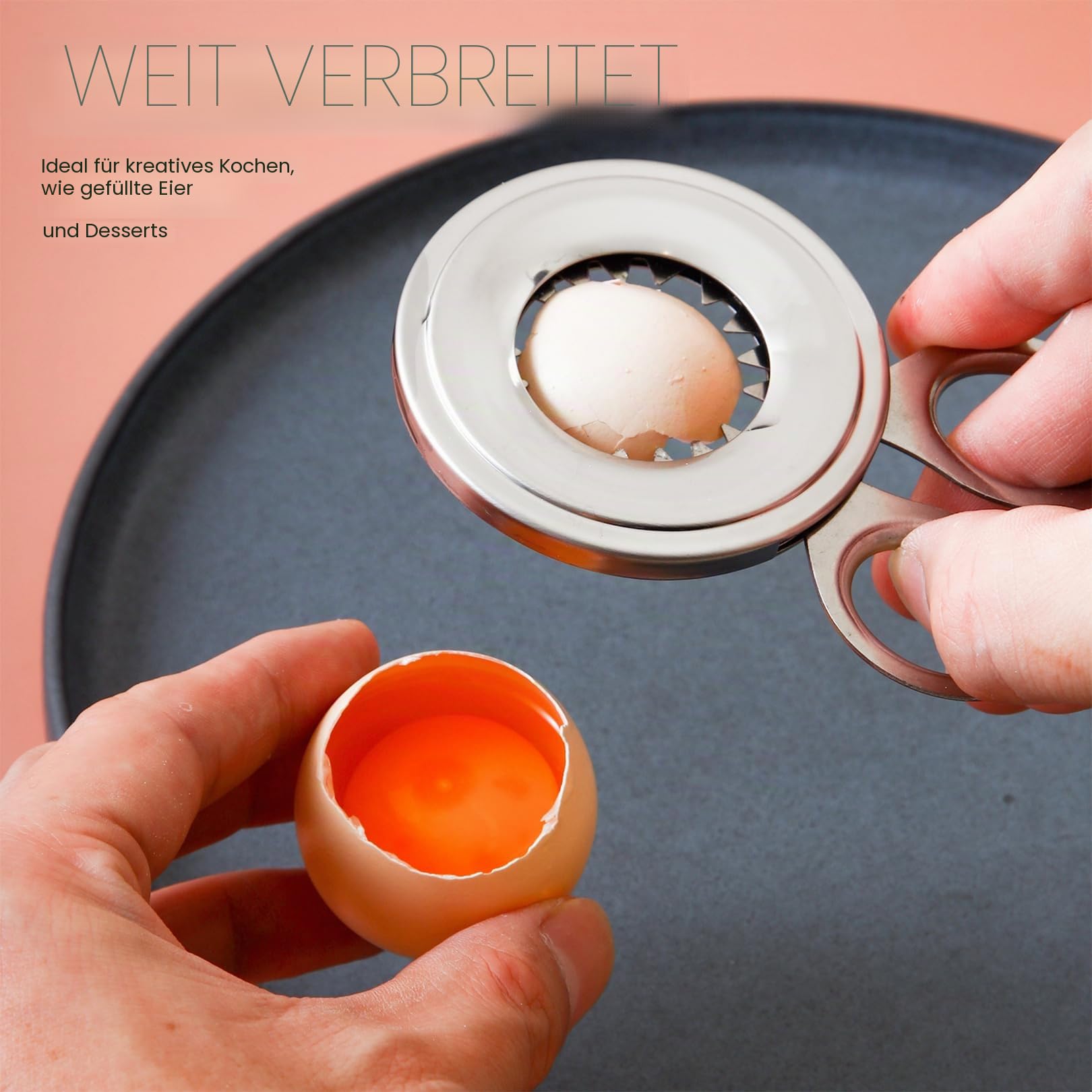 Eierköpfer Edelstahl,Eierköpfer Testsieger,Eierschalensollbruchstellenverursacher,Eiersollbruchstellenverursacher,Weich Gekochte Eier Eierkopf,Eieröffner für Gekochte Eier,Eierschalenöffner für Küche