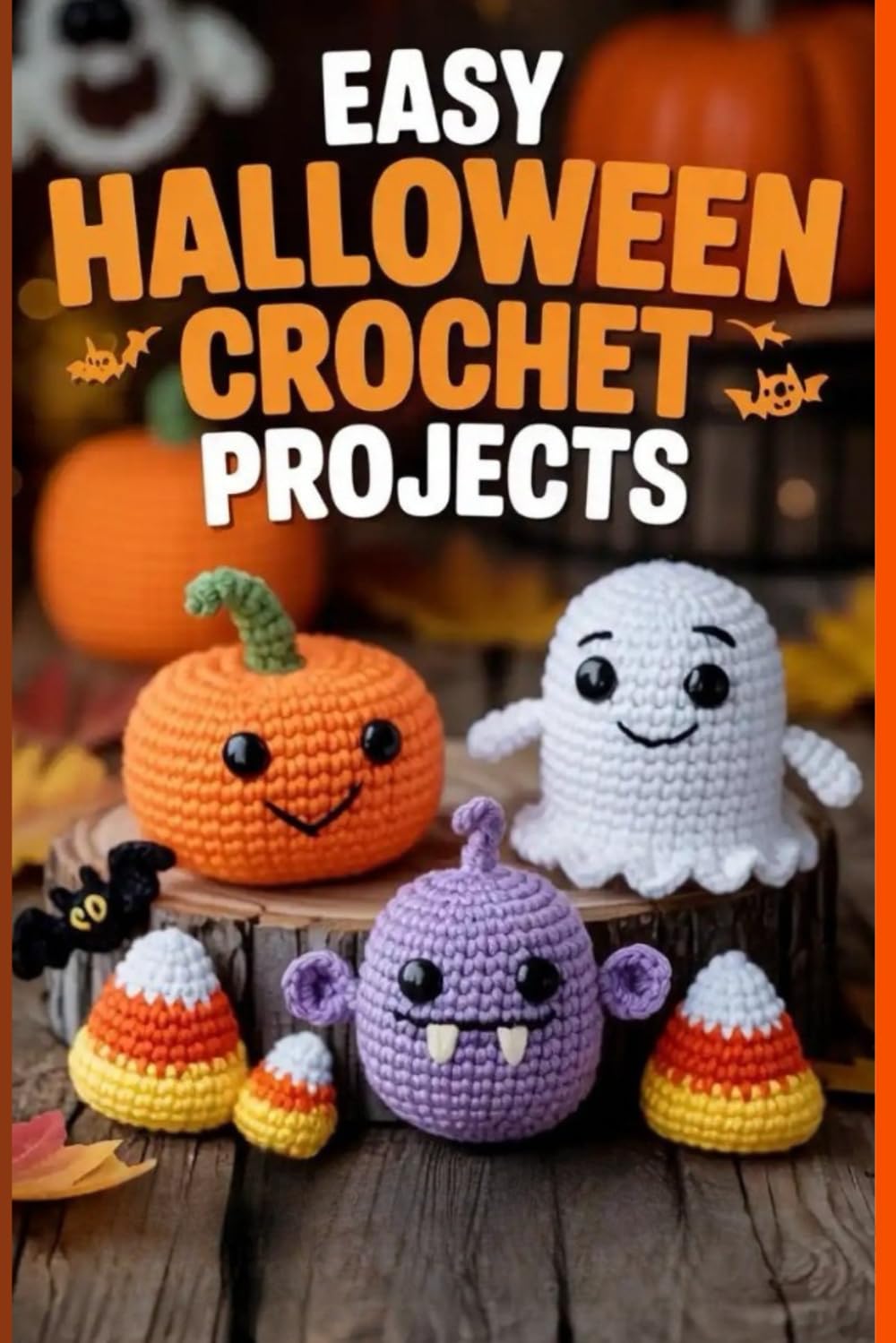 Easy Halloween Crochet Projects: A Fun, Step-by-Step Guide to Creating Adorable Amigurumi Ghosts, Pumpkins, Monsters & Mini Decorations