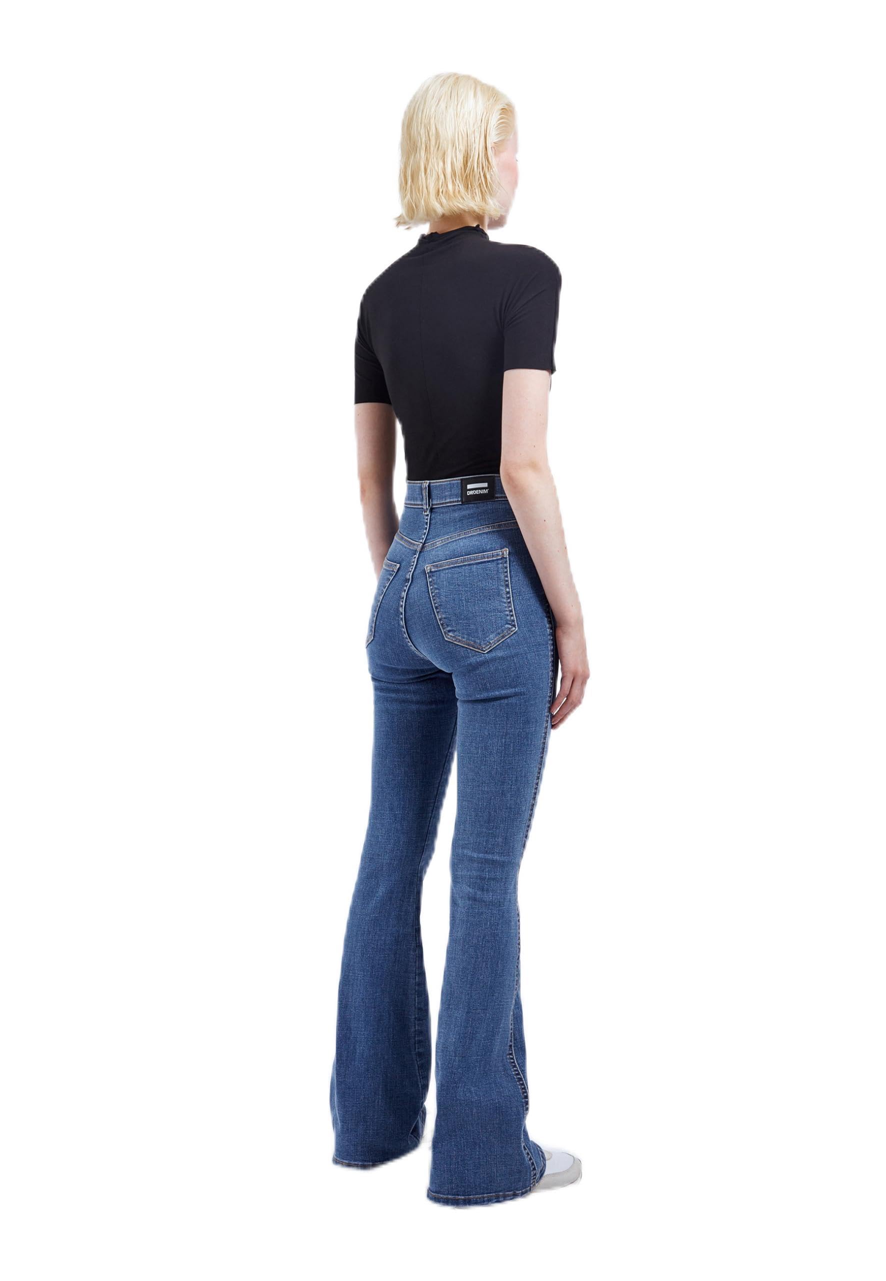 Dr. Denim Jeans Moxy High Flare, Skinny Fit, Flared, High Waist