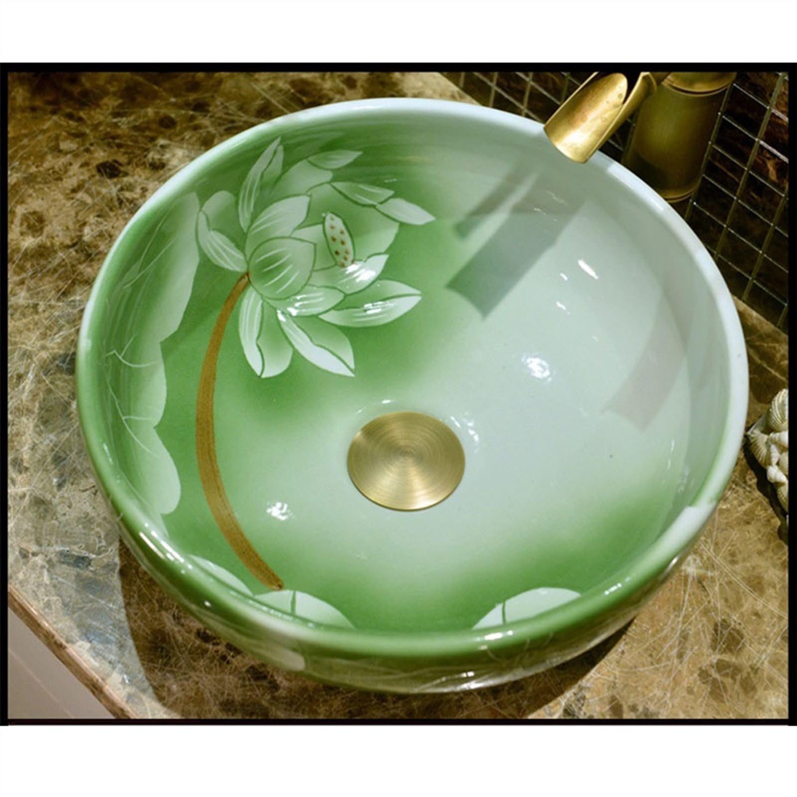 Blat łazienkowy Umywalka nablatowa do mycia rąk Art Ceramic Zlew do szatni