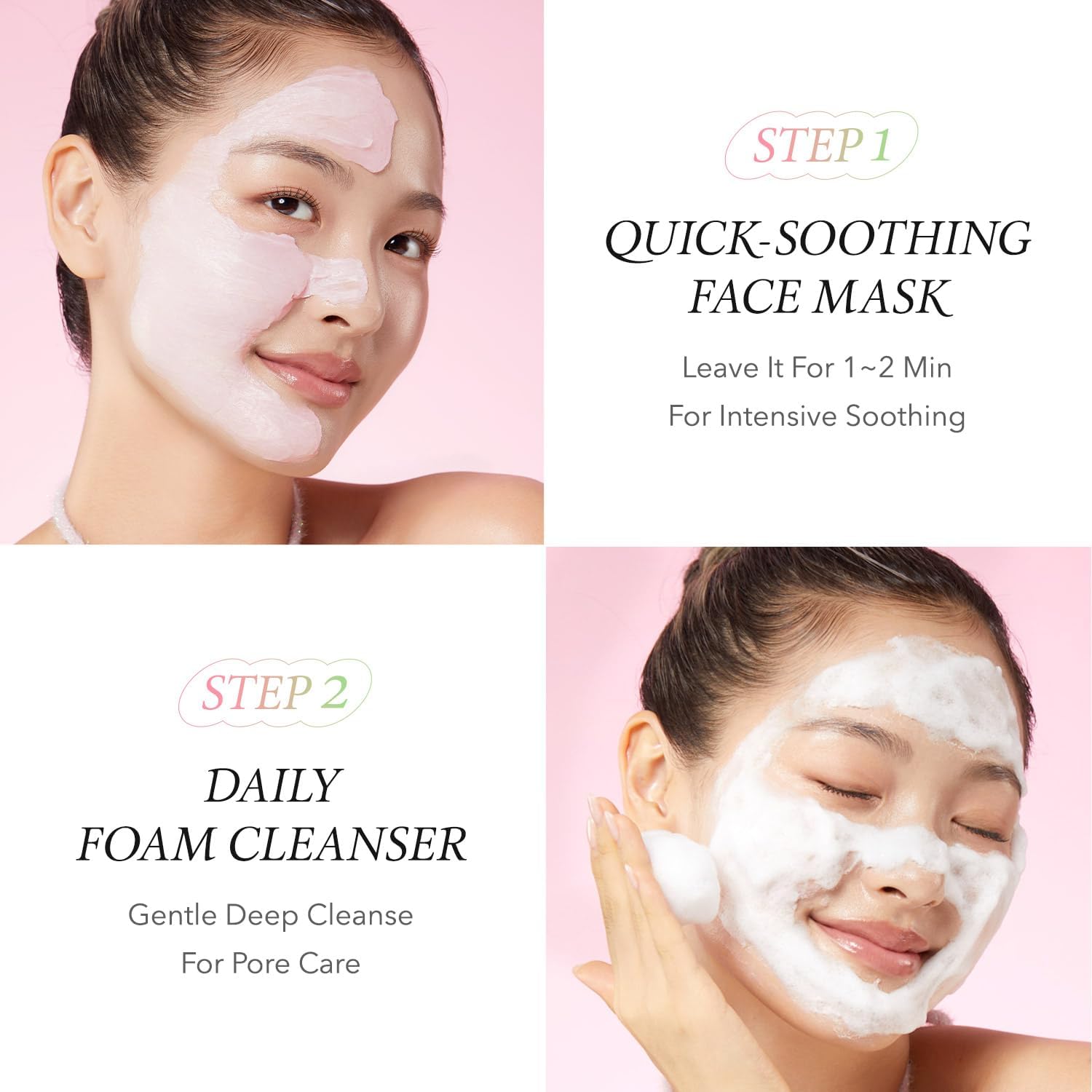 APRILSKIN Pink Aloe Cleanser with Pore Brush: Pink Aloe Facial Polish Cleanser and Pore Cleansing Facial Silicone Brush