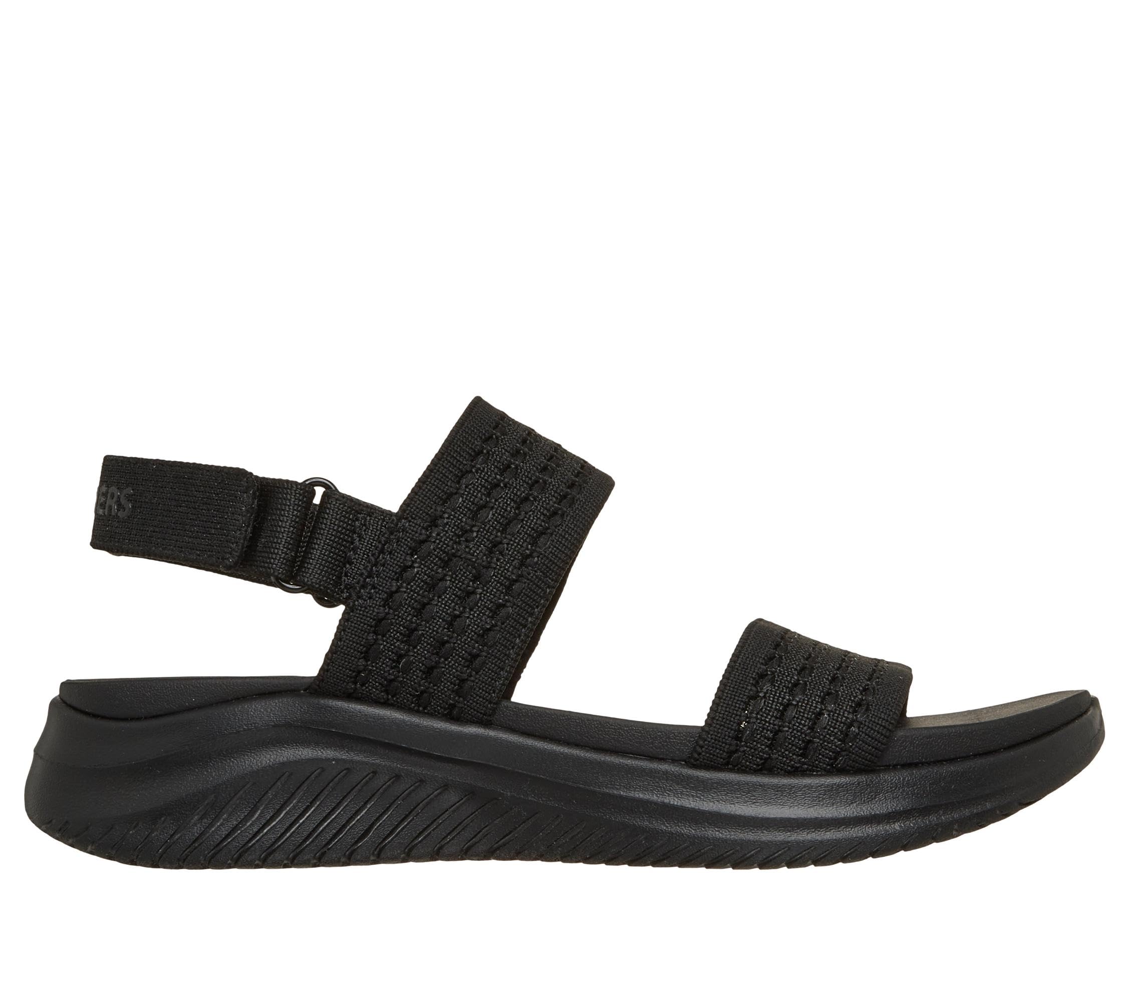 Skechers Ultra Flex 3.0 Sandal, Sandalias Planas Mujer