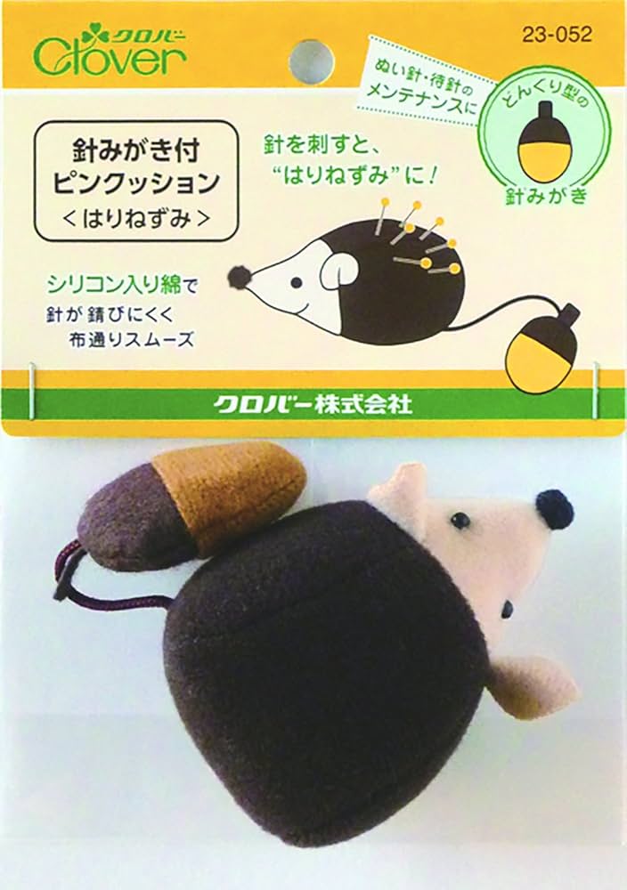 Amazon | Clover 針みがき付 ピンクッション はりねずみ 23-052