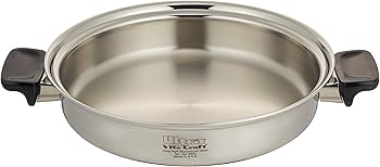 【最終値下げ】ビタクラフト　ウルトラ　浅型　 両手鍋　9522 Amazon｜ビタクラフト 浅型 両手 鍋 ウルトラ 3.0L 25.5cm 9522｜両手