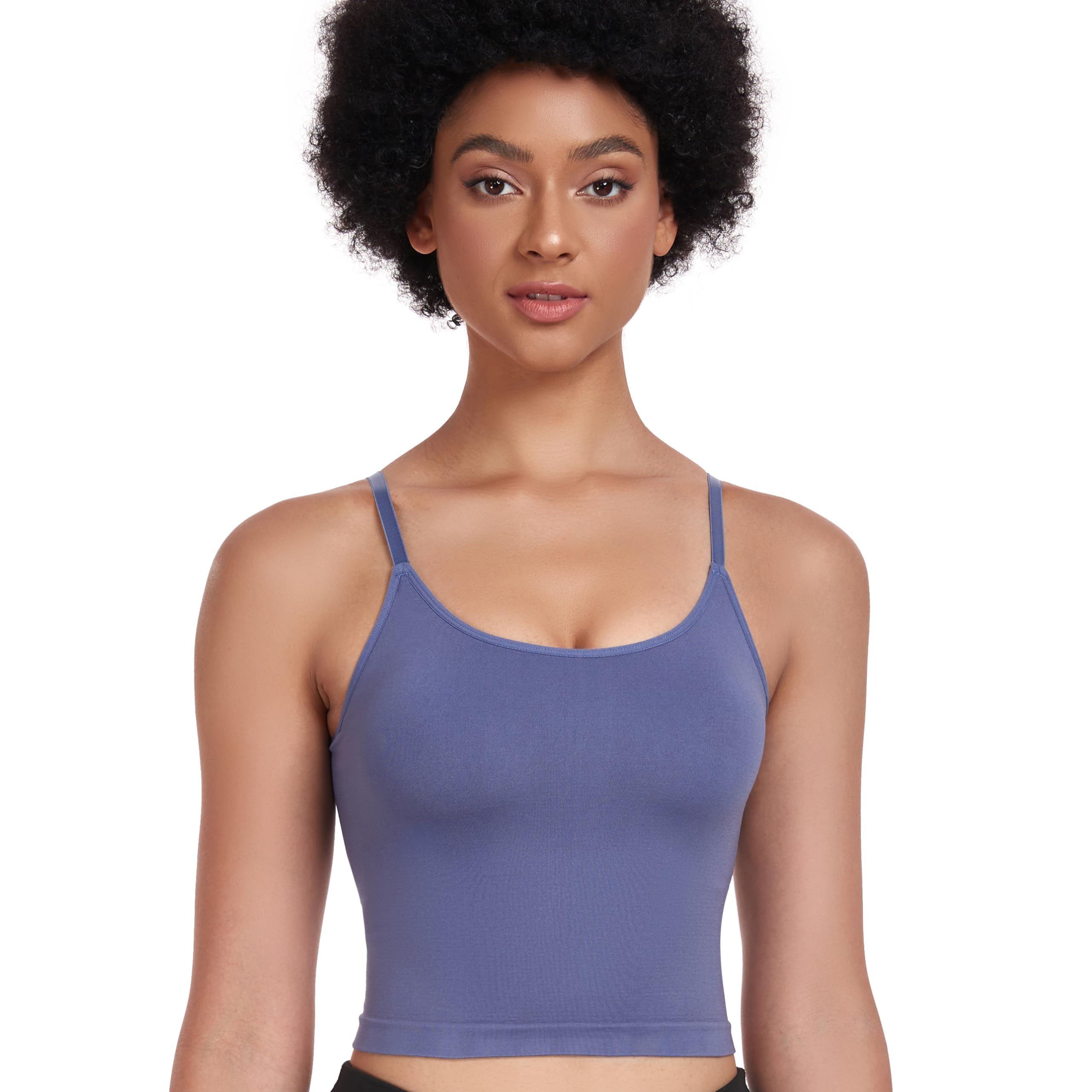 GXXGEWomens' Sports Bra Longline Wirefree Padded with Medium Support Fitness Workout Running Shirts Yoga Tank Top