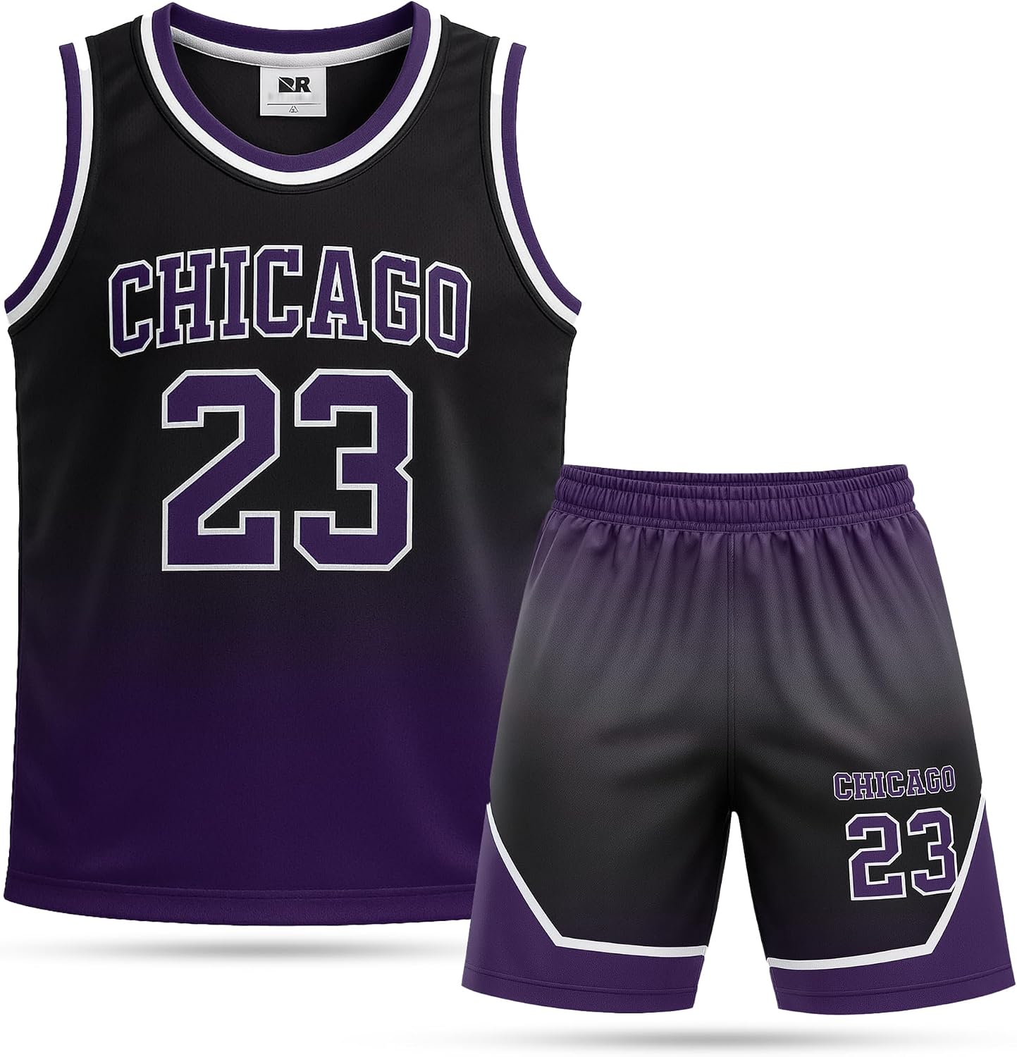 Kids Basketball Jersey Set 2PCS – Boys Girls Sports Uniform (Tank Top & Shorts) Youth Athletic Outfit Breathable Quick Dry