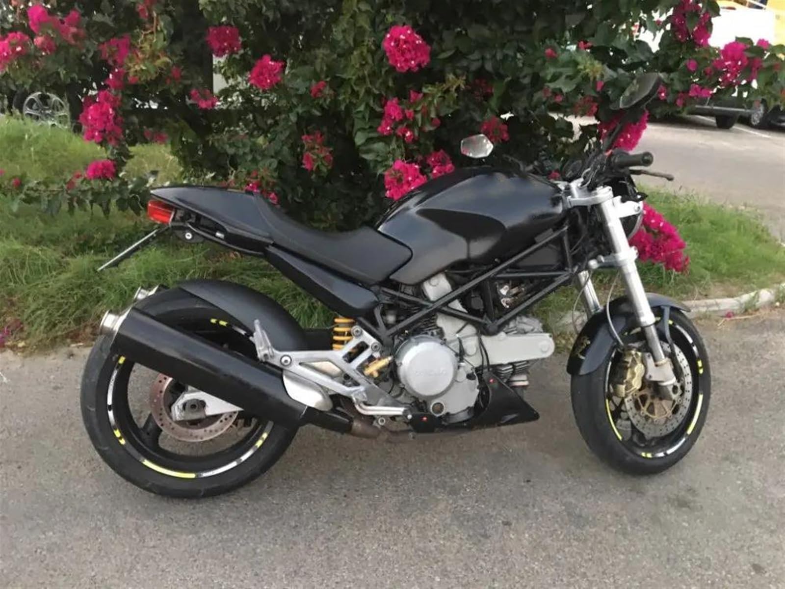 Motorrad-Felgenaufkleber-Set Mit Reflektierenden Felgenaufklebern Für Ducati Für Monster 1200SR 821 796 696 1000 900 S4R S(Style 3)