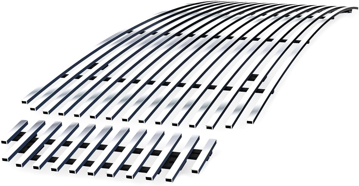 APS Compatible with Ford Excursion 2000-2004 & 99-04 F-250 F-350 F-450 F-550 Main Upper Chrome Billet Front Grill Grille Insert S18-A90756F