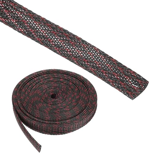 Vista 13 de Telar de alambre expandible de PET de 25 pies, 3/8 pulgadas, funda de alambre trenzado de PET