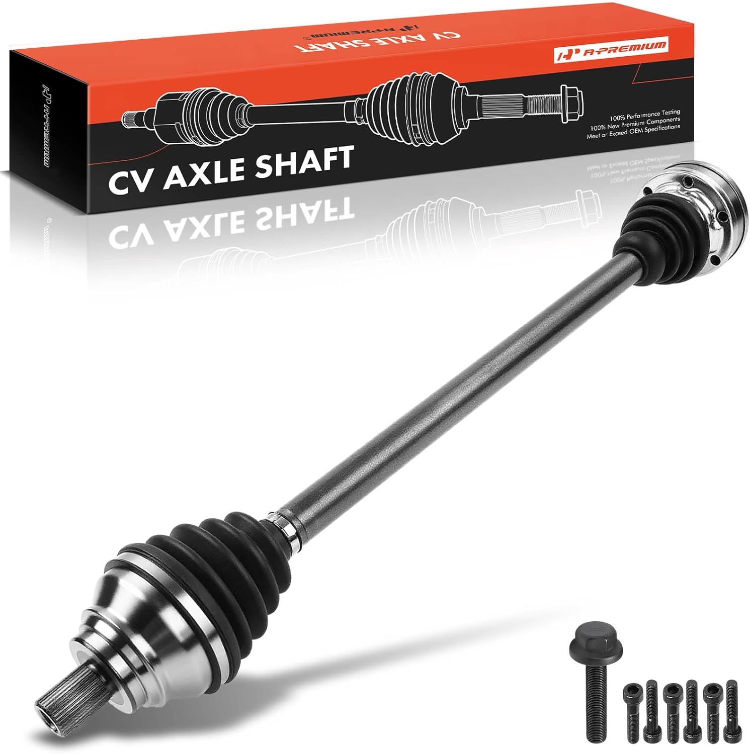 A-Premium CV Axle Shaft Assembly Compatible with Volkswagen Jetta 2010 2011 2012 2013 2014 2015 L4 2.0L Diesel, Manual Transmission, Front Right Passenger Side