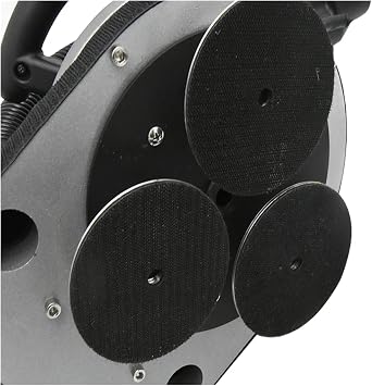 Wet Air Stone Polishers 800W Electric Hand Triad Planetary Polisher Dry and Wet Dual Purpose Concrete Marble Granite Stone Wet Grinder for Granite Marble Concrete Polishing