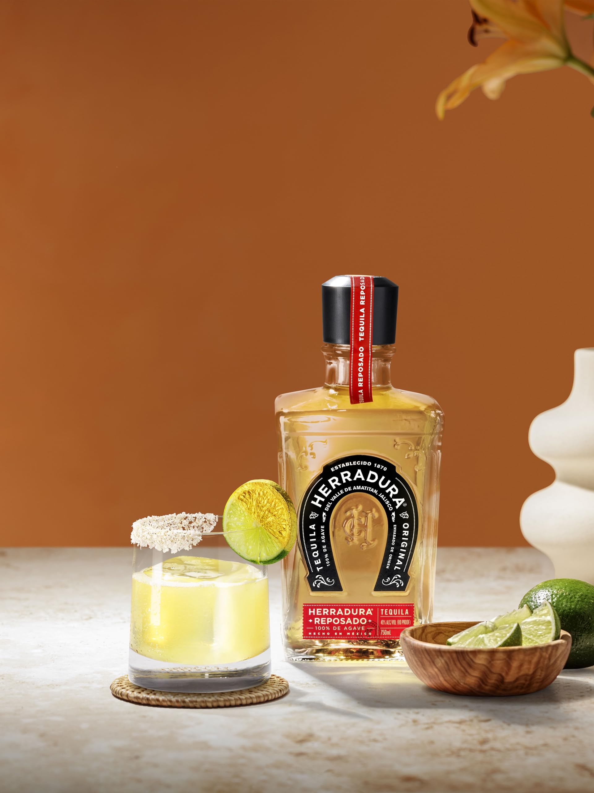 Herradura Tequila Reposado, 100% Agave, Con caja para regalar, 700 ml