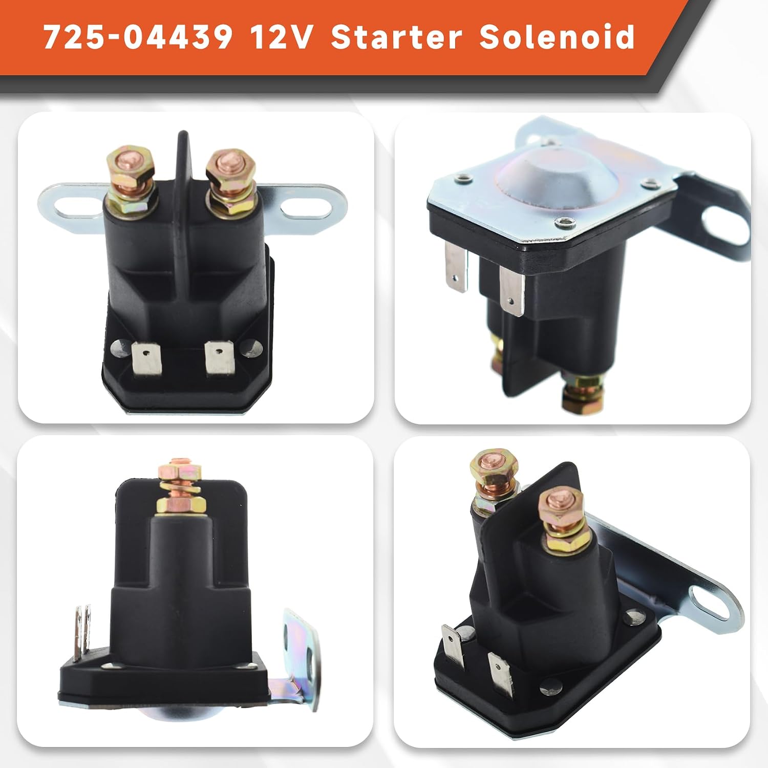 labwork 12V Starter Solenoid Replacement for Cub Cadet 725-04439 LTX1045 LTX1046 LT1042 LT1045 LT1040