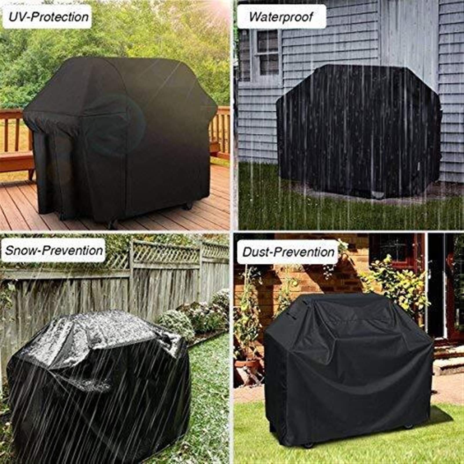 IWBR Copertura for Barbecue Impermeabile Protezione for Barbecue Custodia for mobili da Esterno (Size : XXL 190 x 71 x 117cm)