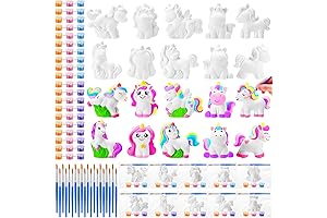 DIY Unicorn Painting Kit - Paint Your Own Unicorn Figurines 20PC Set