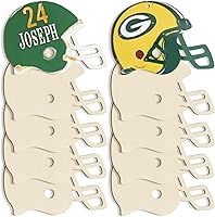 Vista 19 de Adornos de Letras de Madera PAPÁ para Pintar de 7 Pulgadas, Tamaño Grande, Recorte de Papi de Madera para el Día del Padre, DIY en Blanco, Madera