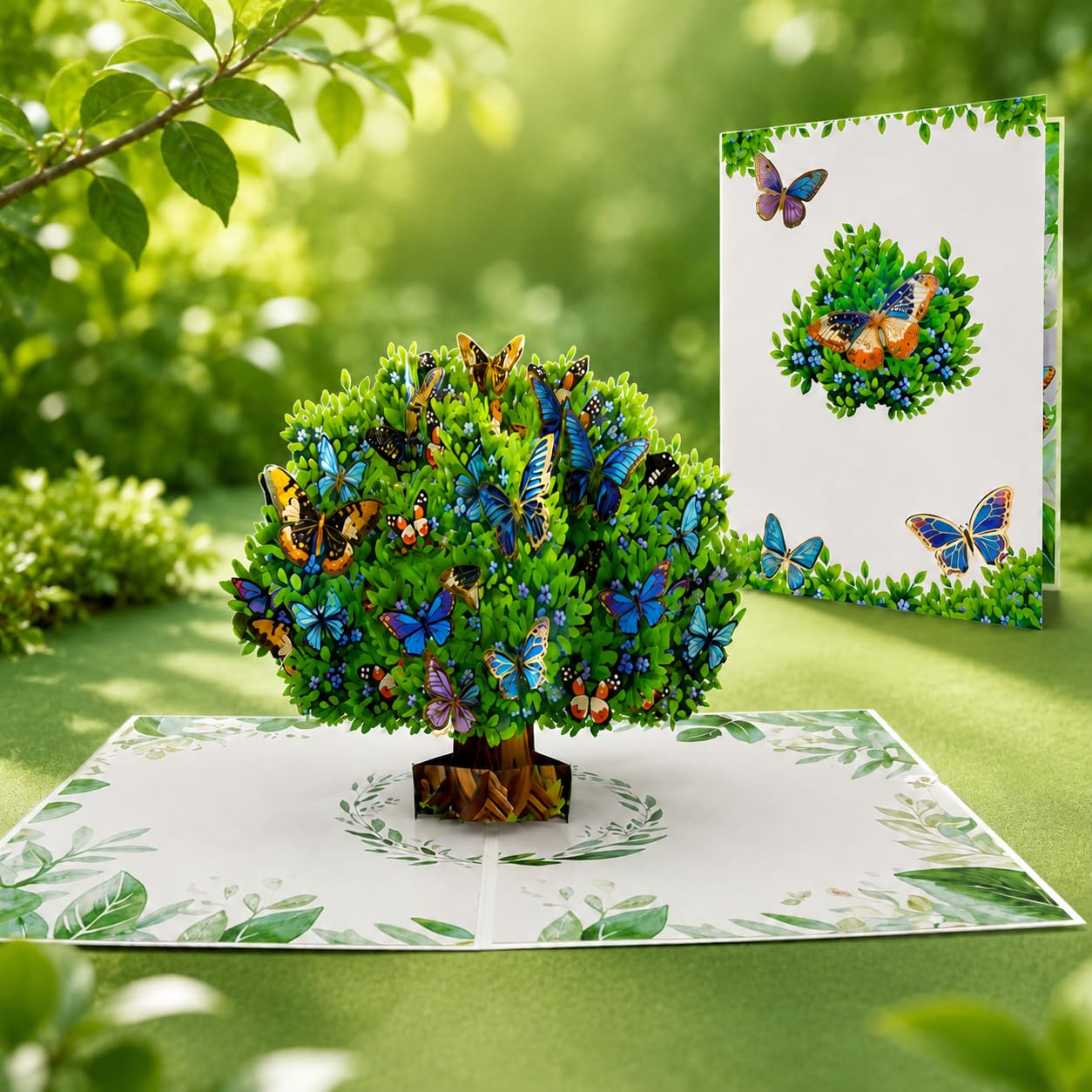 Biglietti di auguri con fiori e farfalle, bouquet di fiori 3D pop-up, regalo di compleanno per donne, mogli, mamma, figlia, sorella, zia, nonna, biglietto di anniversario, con busta