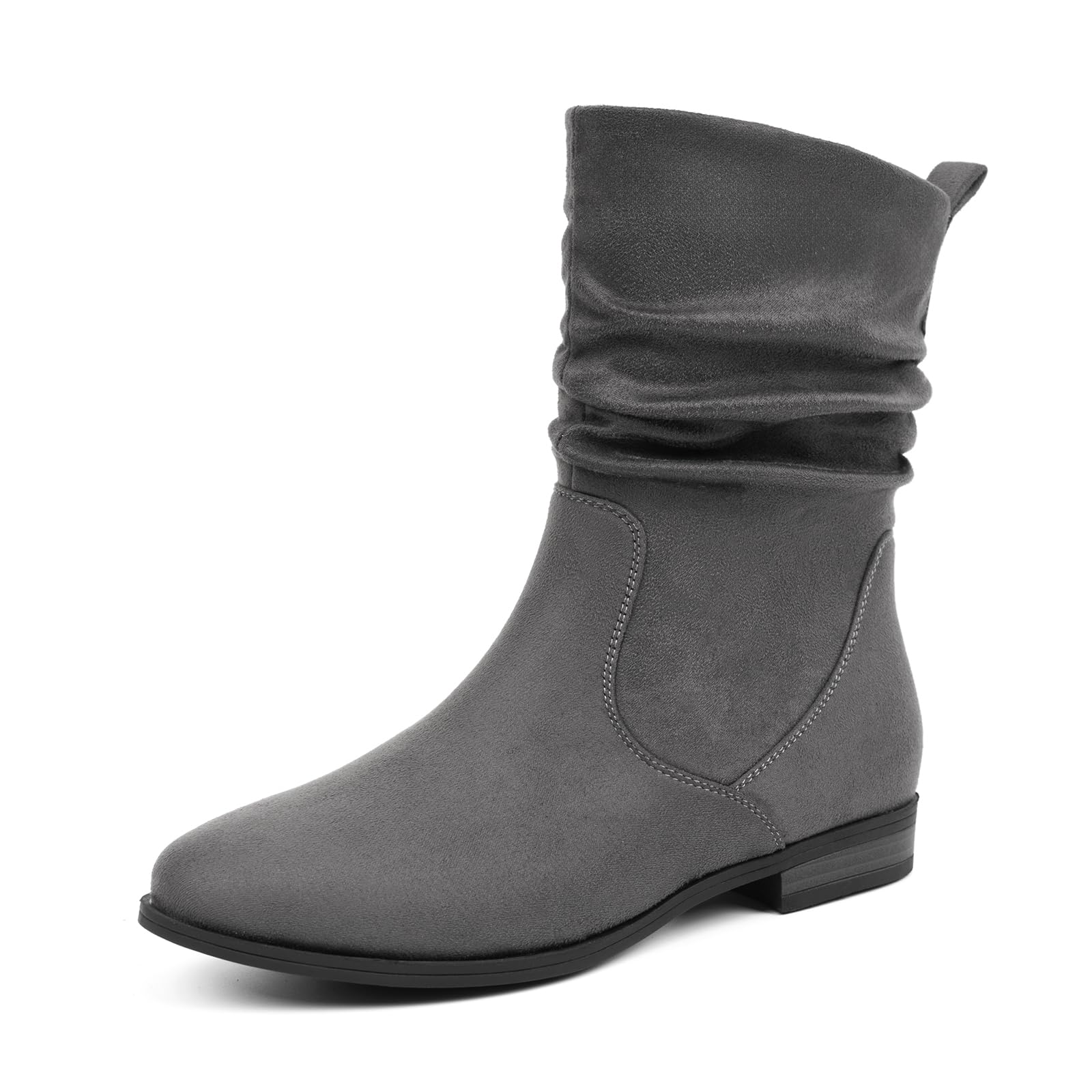 VJH confort Women Mid Calf Slouchy Boots