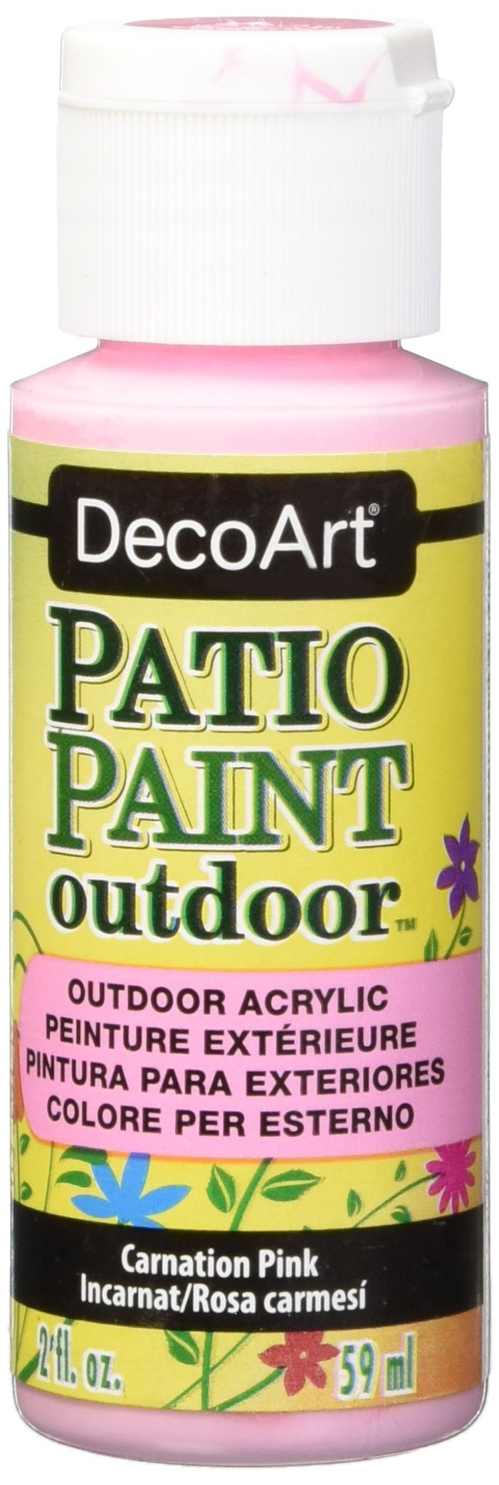 Deco Art Outdoor Acylic Paint, Acrylic, Carnation Pink, 59 ml
