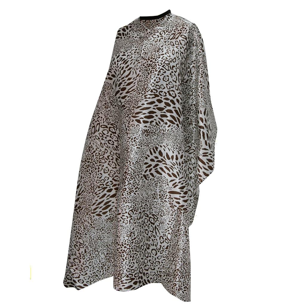 COMBR Pro Hair Cutting Cape Salon Hairdressing Gown Barber Cloth Leopard Unisex