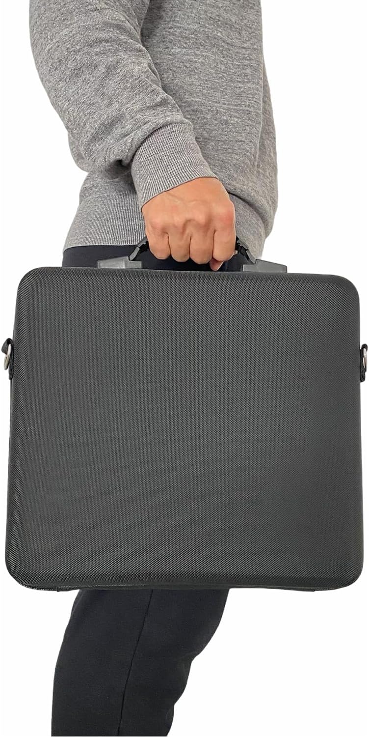 Pool Ball Carrying Case,Hard Billiard Ball Case Cue Ball Holder for One Set of Billiard Balls,EVA Pool Ball Storage Bag with Handle and Adjustable Shoulder Strap for Travel