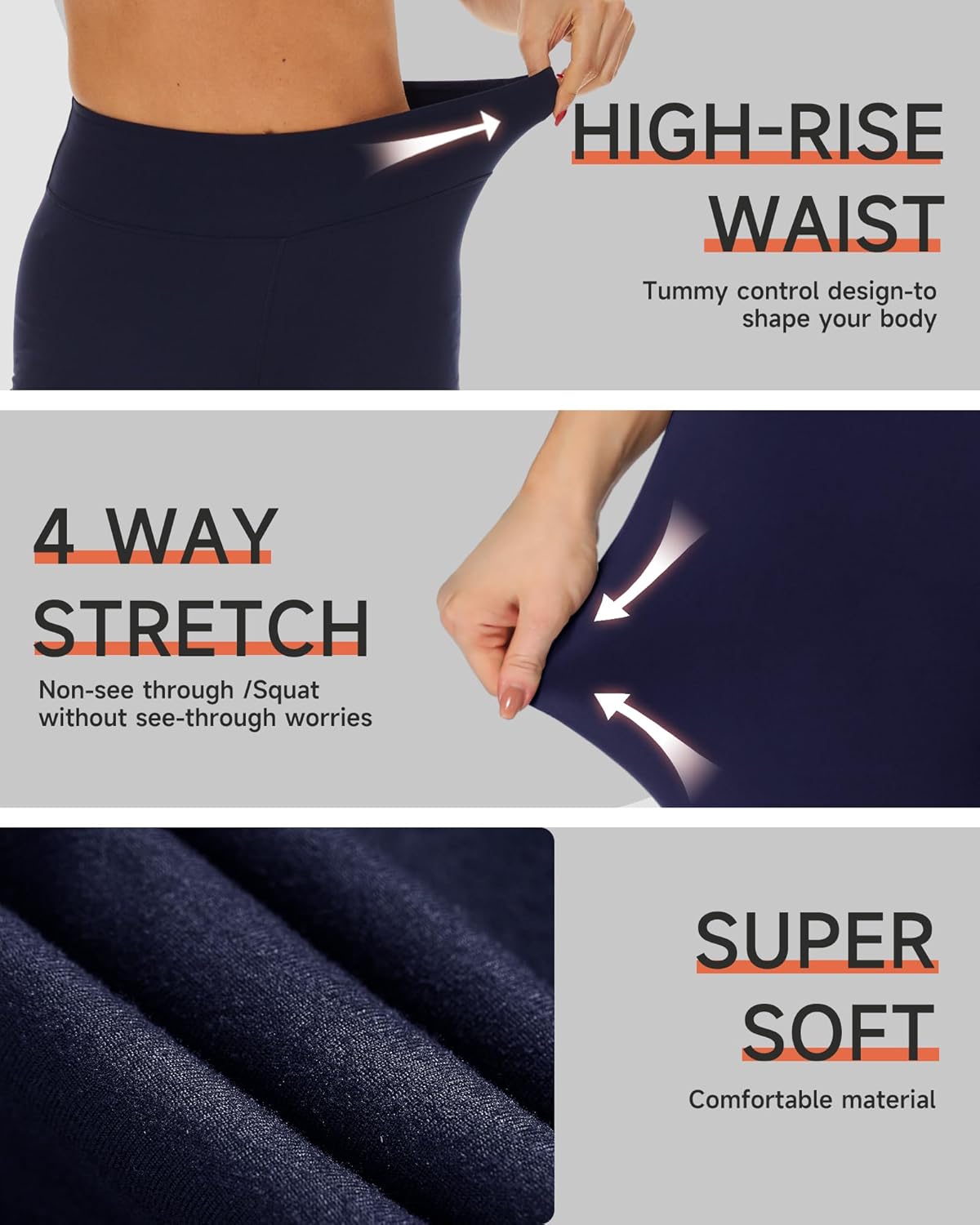 GAYHAY High Waisted Biker Shorts for Women - 8"/5"/3" Soft Black Spandex Shorts for Workout Volleyball Yoga Dance - Image 4