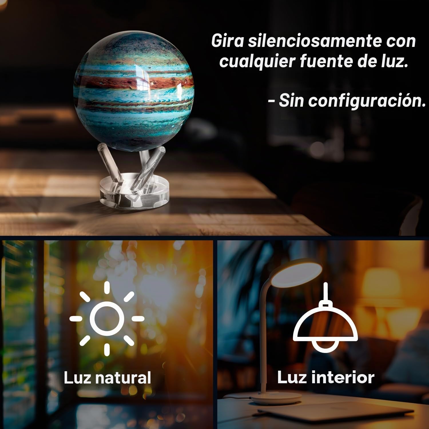 MOVA Globo Autorrotativo, Júpiter Signature (6")