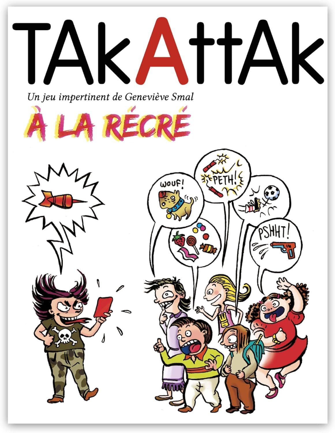 Takattak à la Ricré + No Way Bully in francese + 1 Decap Blumie - Gioco di carte d'atmosfera ed espressione - da 8 anni