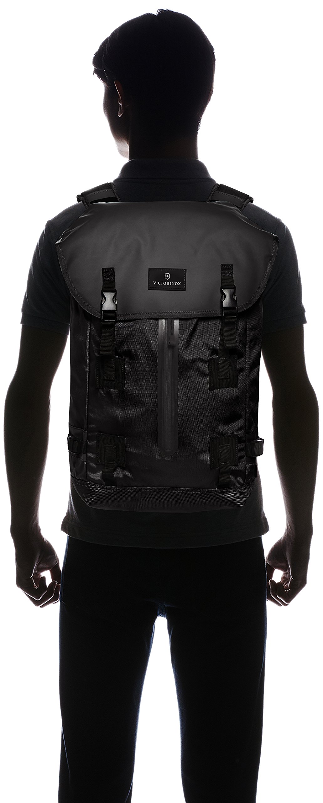 victorinox flapover drawstring laptop backpack