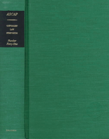 Preisvergleich Produktbild Copyright Law Symposium