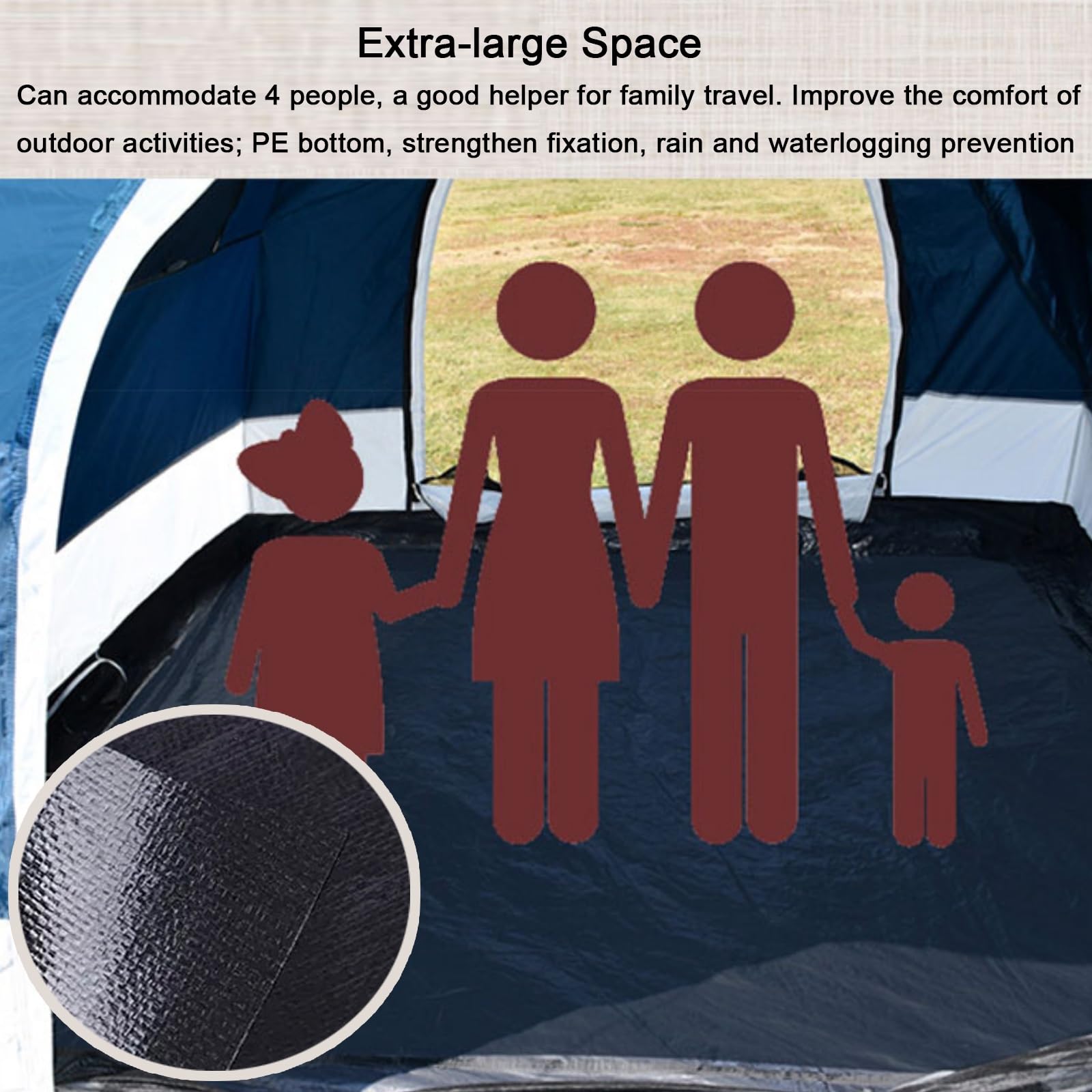 Namioty SUV na Kemping Wodoodporny Oxford 210D, Markiza Samochodowa Zawiera Tropik i Torbę do Przechowywania, Odpowiednie na Kemping, Podróże, Rodzinne Aktywności