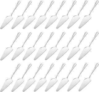 Tosnail 24-Pack 9-Inch Stainless Steel Cake Servers - Pie Cutters, Pizza Spatulas for Weddings, Parties, Buffets
