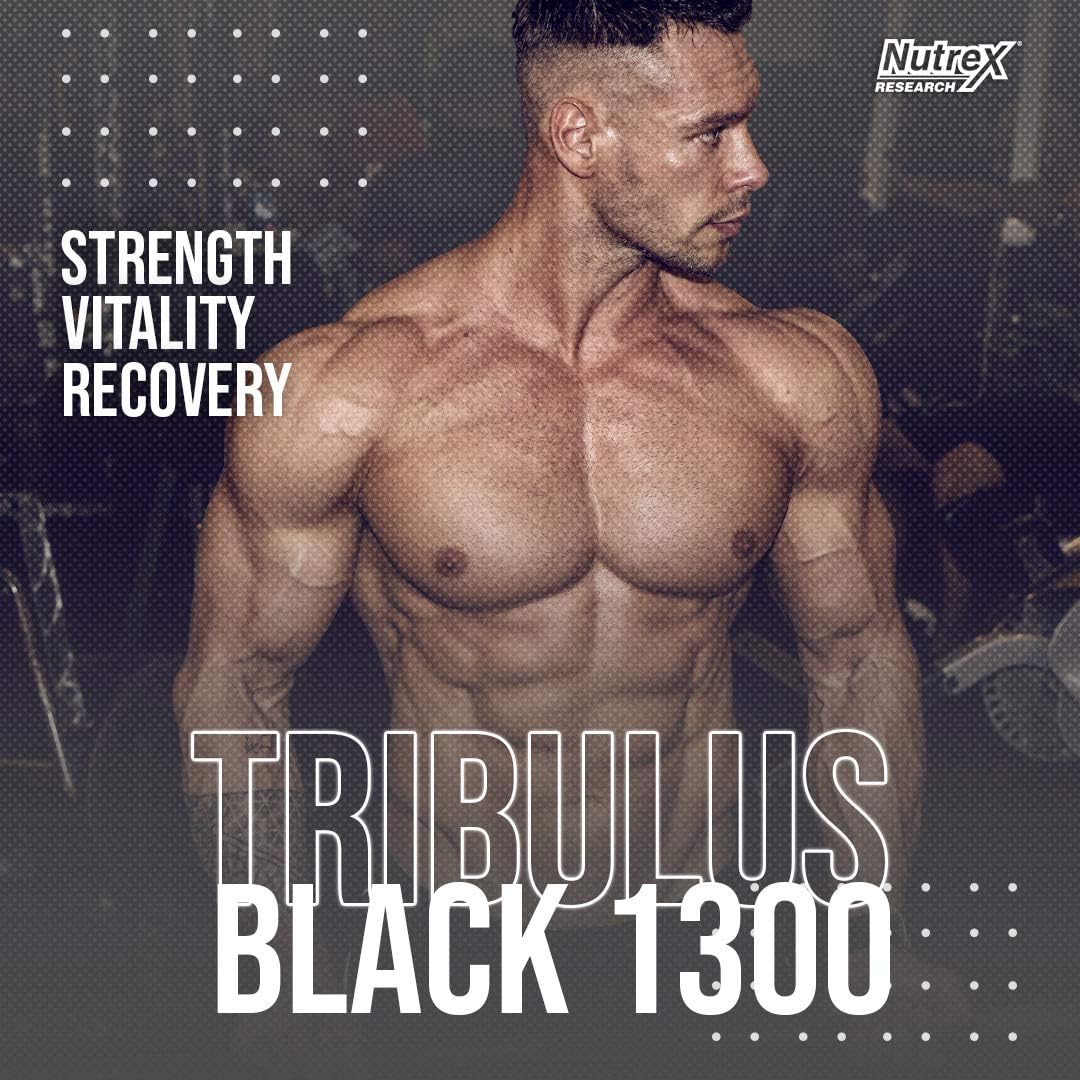 Tribulus Terrestris for Men by Nutrex Research | 1300 mg per Serving | 120 Count : Health & Household