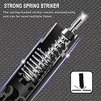 Vista 4 de Rompeventanas reutilizable con cortador de cinturón de seguridad, herramienta de escape de emergencia de seguridad para automóvil, herramienta