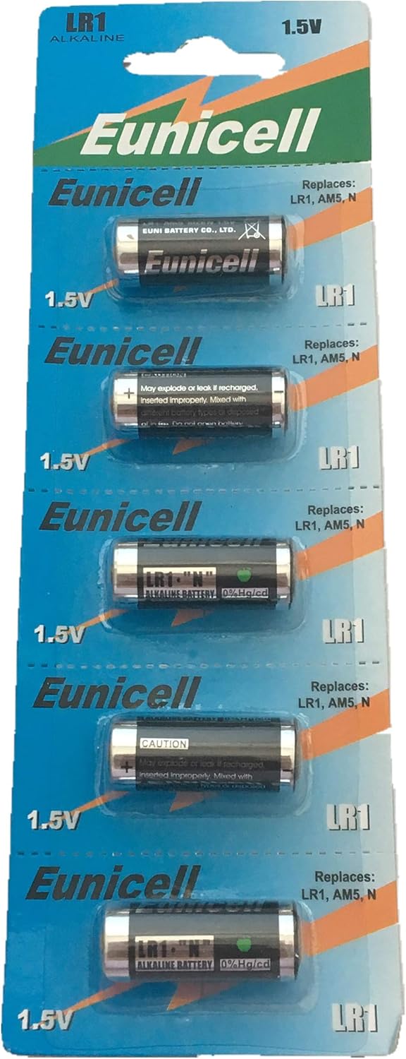 200 Pieces LR1 E90 N MN9100 910A Card 0% Mercury 1.5V Heavy Duty Long Duration Alkaline Battery