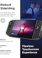 Vista 3 de Lenovo Legion Go - Protector de pantalla ultrafino de 0.013 in con dureza 9H, protege contra caídas, arañazos y rasguños, fácil aplicación, alta