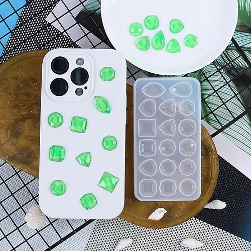 Miniatura 4 de 4 moldes de silicona para piedras preciosas, moldes de resina transparente, moldes de fundición de joyería para hacer manualidades, aretes,